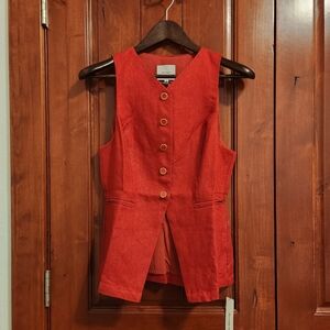 Reformation Aspen Linen Top, Size 6, NWT